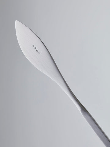 Brushed Silver Knife - Single