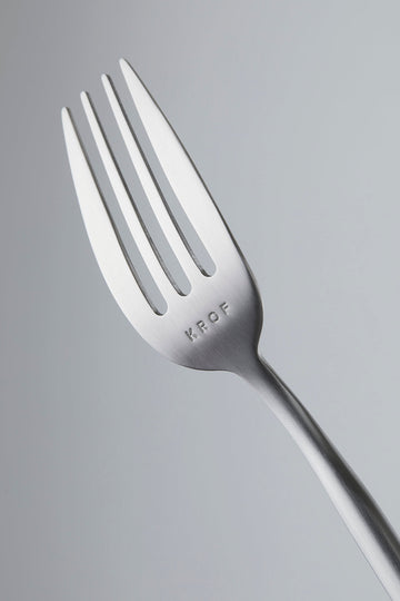 Brushed Silver Fork - Single