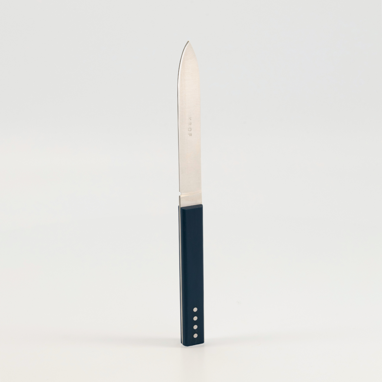 Brushed Silver Steak Knives - 6pc